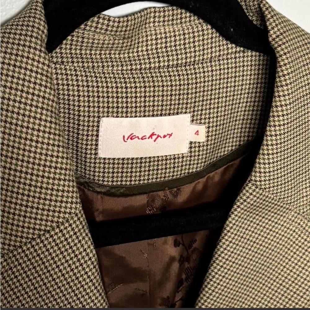 Tailored Tan Preppy Vintage Y2K Blazer - Picture 6 of 7